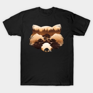 Raccoon Sunset T-Shirt